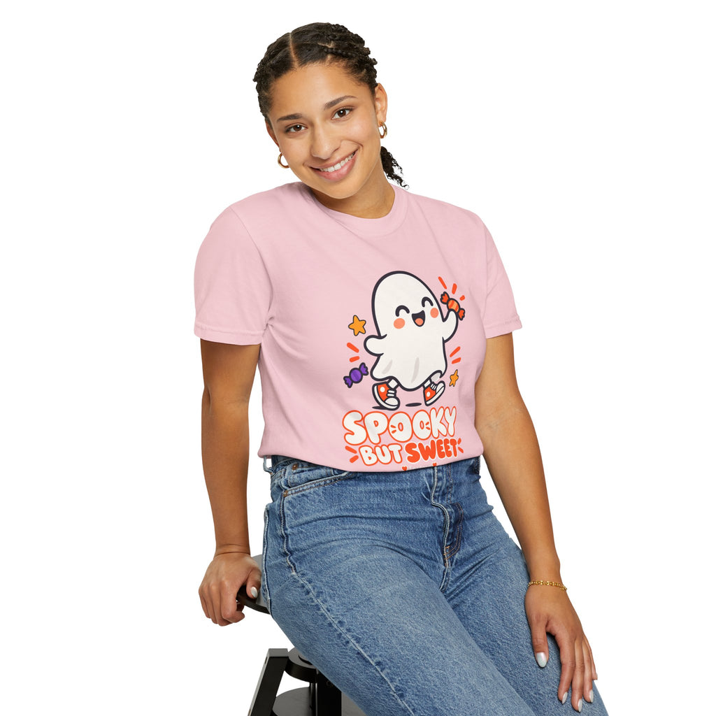 Spooky but Sweet Ghost T-Shirt | Cute Halloween Graphic Tee