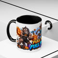 Full Moon Full Power Werewolf Gym Halloween White Mug