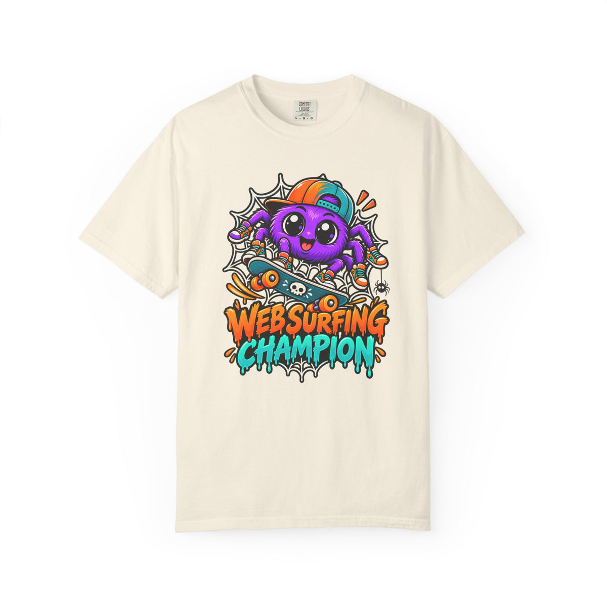 Web Surfing Champion – Cute Halloween Spider T-Shirt