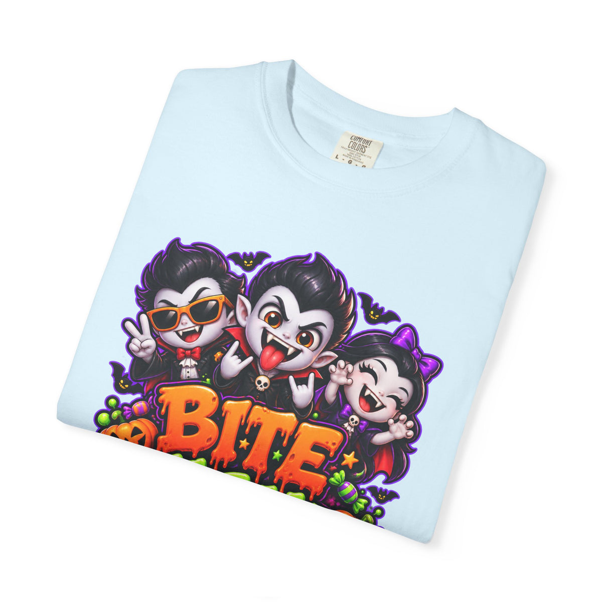 Bite Night Crew Halloween T-Shirt – Funny Vampire Graphic Tee