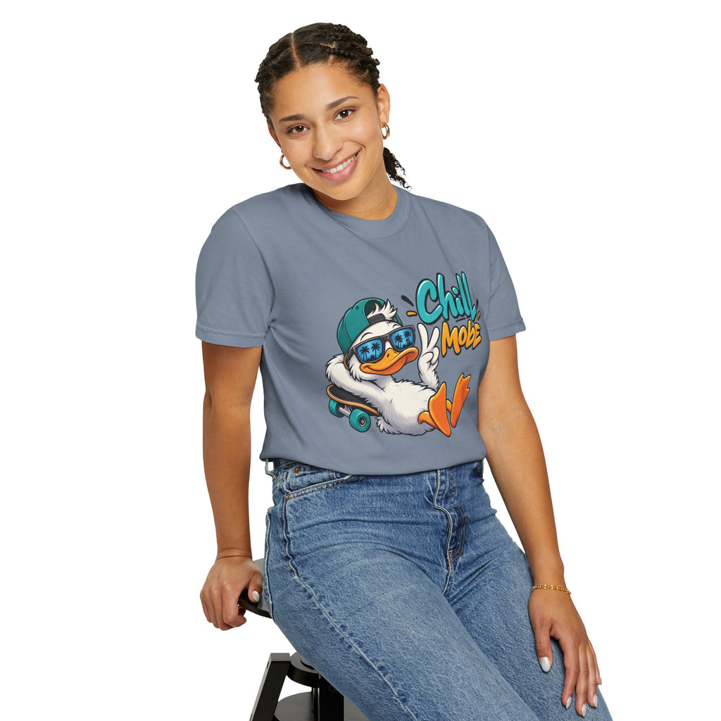 Chill Mode Duck Graphic T-Shirt | Festora Everyday