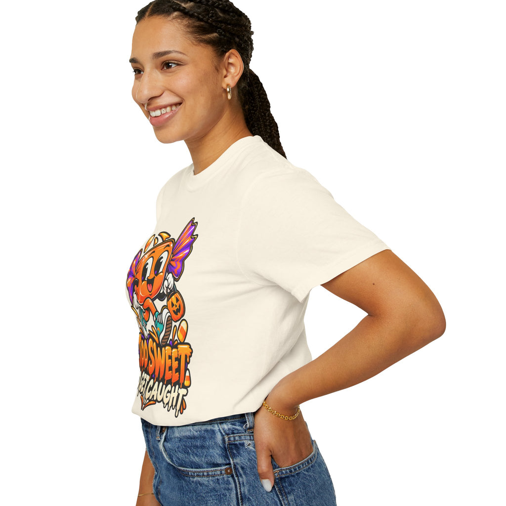 Too Sweet to Get Caught – Cute Halloween Candy T-Shirt