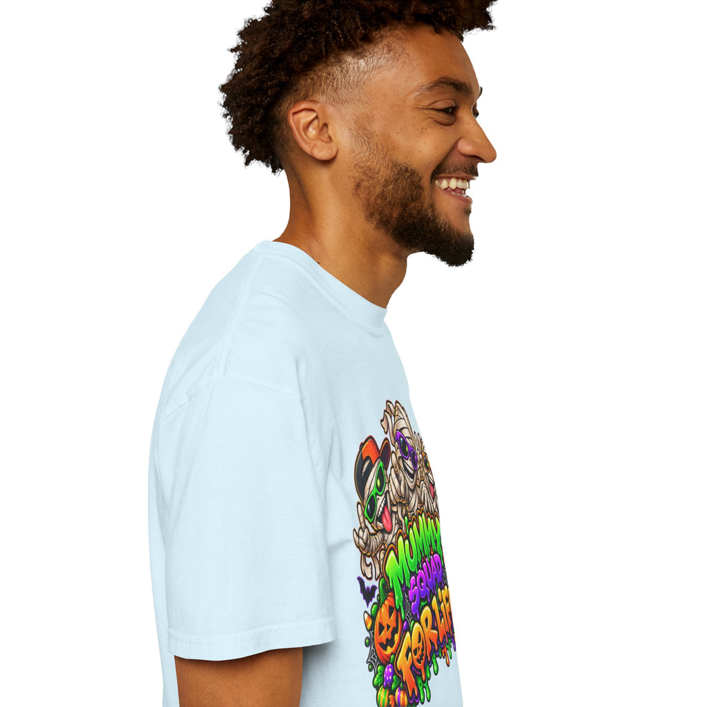 Mummy Squad For Life Halloween T-Shirt – Funny Colorful Mummy Graphic Tee