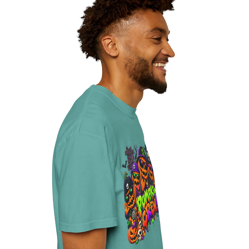 Pumpkin Crew Halloween T-Shirt – Funny Jack O’ Lantern Graphic Tee