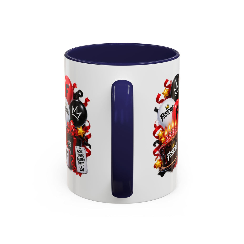 Festora Grafx Birthday Mug – Birthday Level Up Robot Coffee Cup