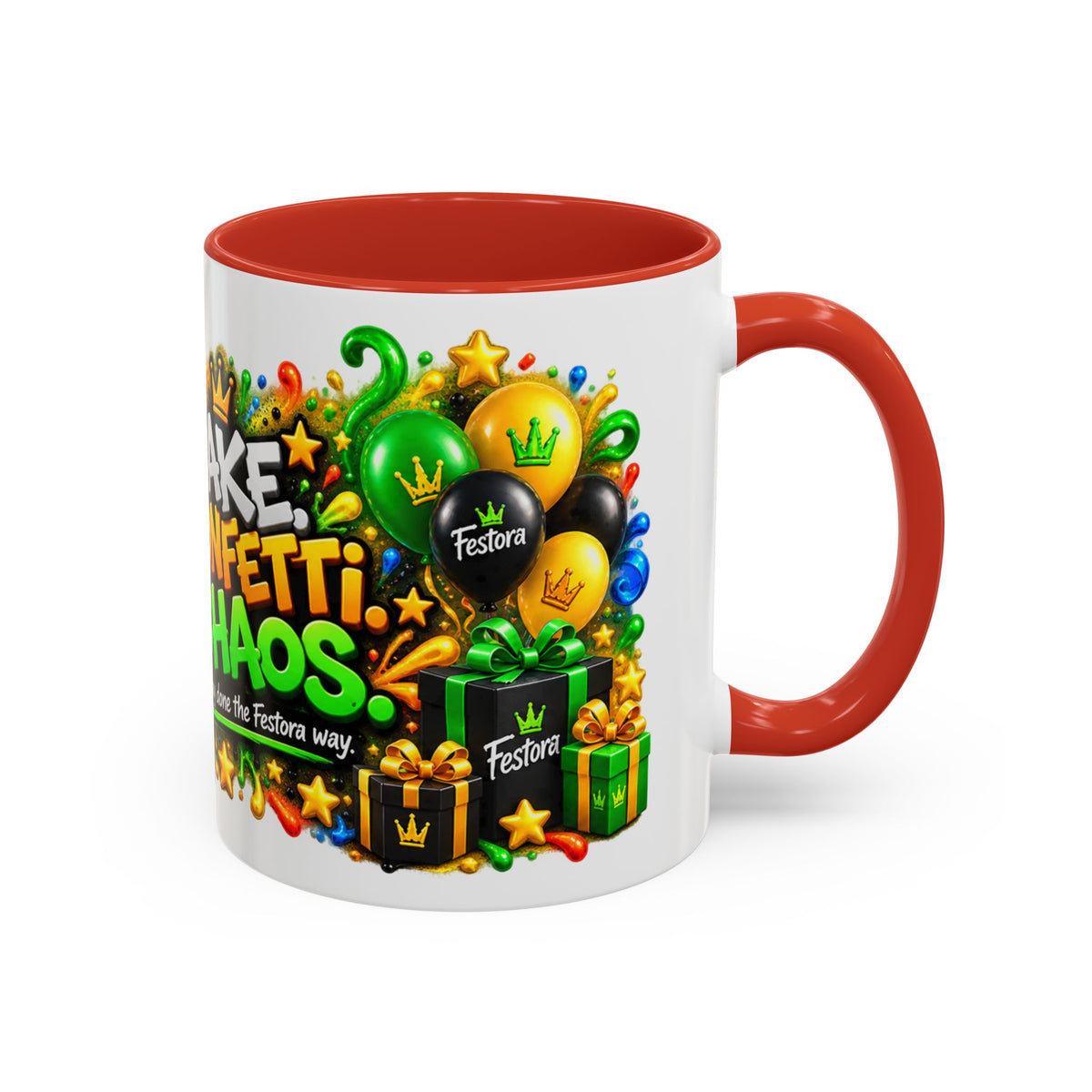 Festora Ant Birthday Mug – Cake Confetti Chaos Coffee Cup