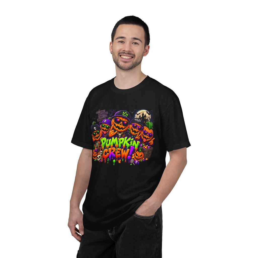 Pumpkin Crew Halloween T-Shirt – Funny Jack O’ Lantern Graphic Tee