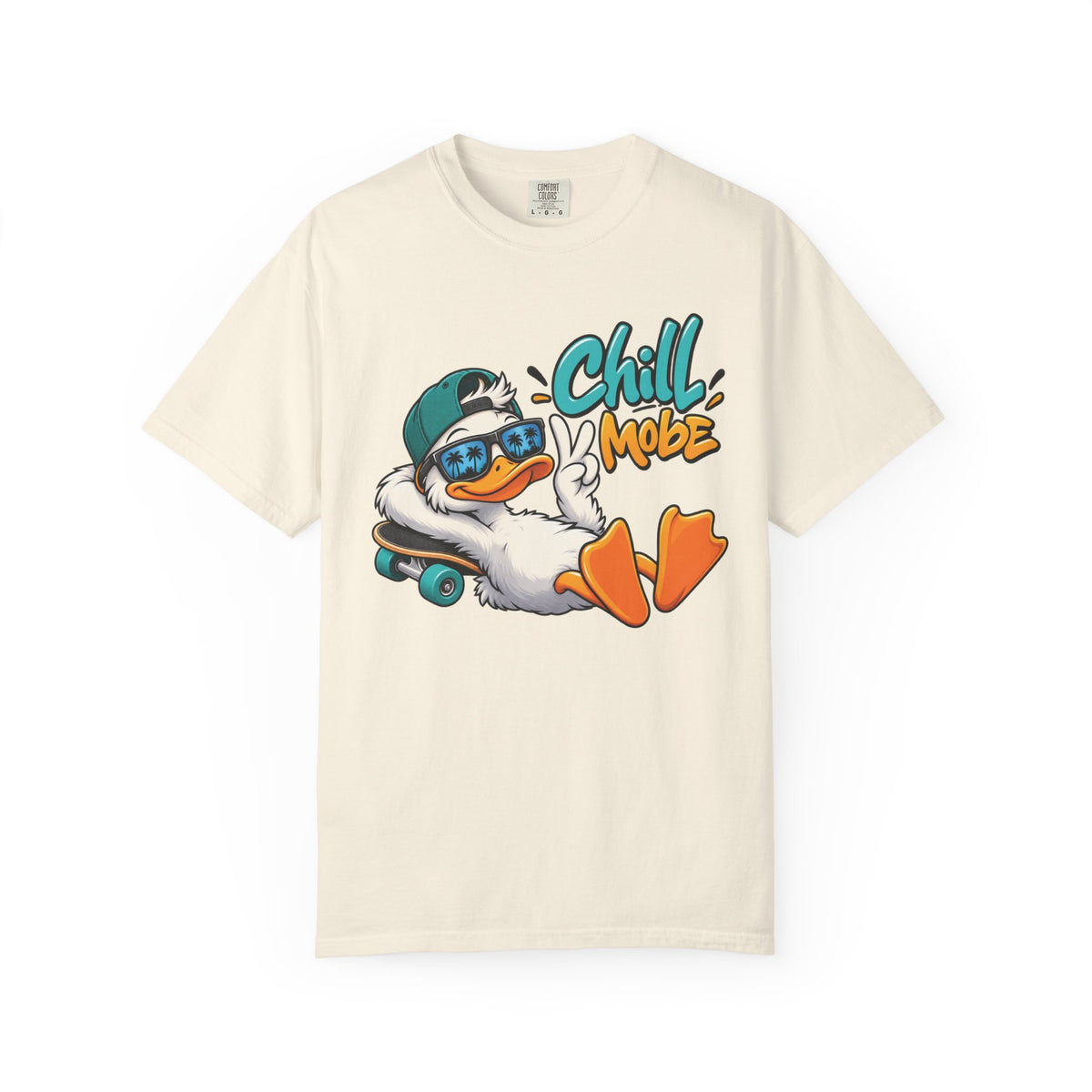 Chill Mode Duck Graphic T-Shirt | Festora Everyday