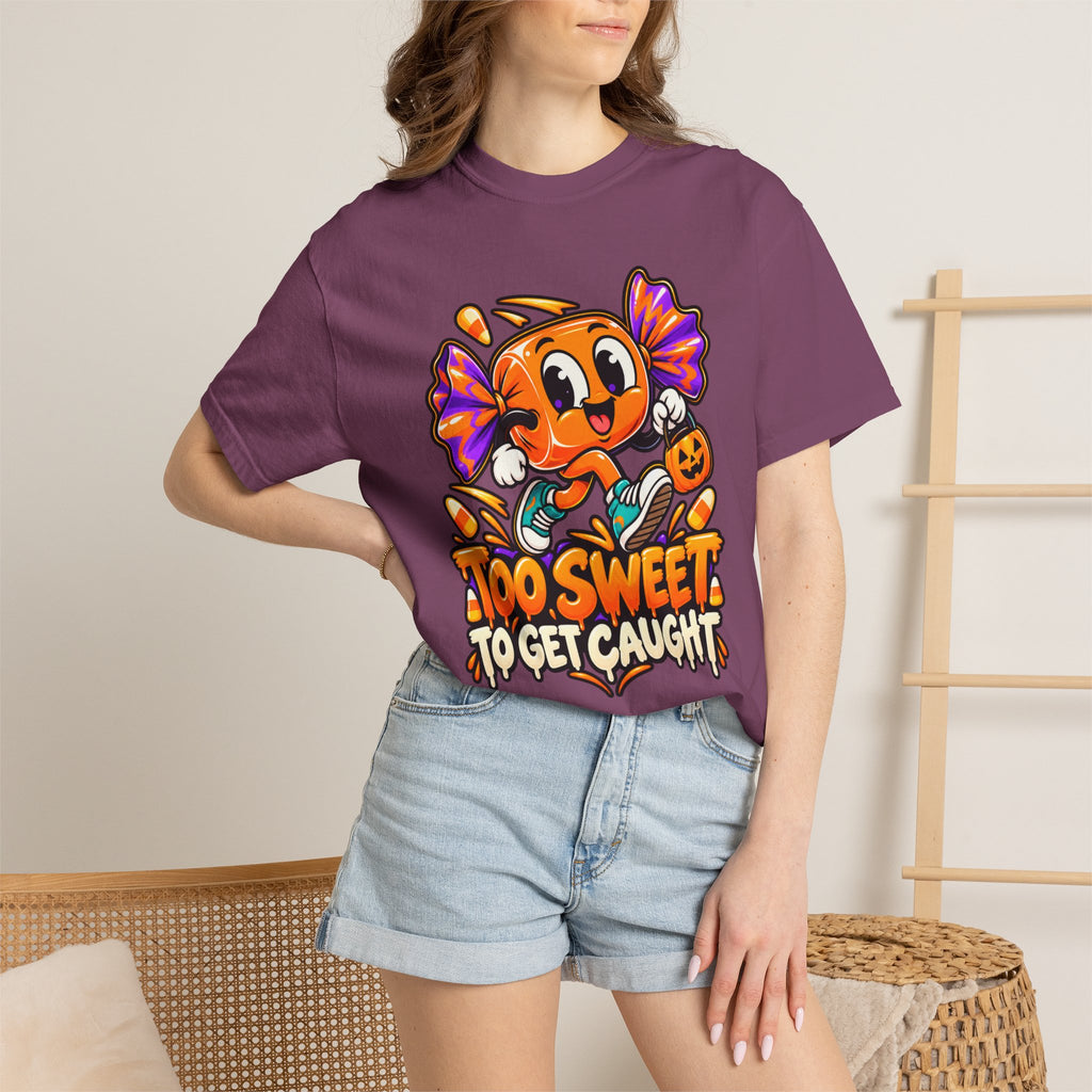 Too Sweet to Get Caught – Cute Halloween Candy T-Shirt