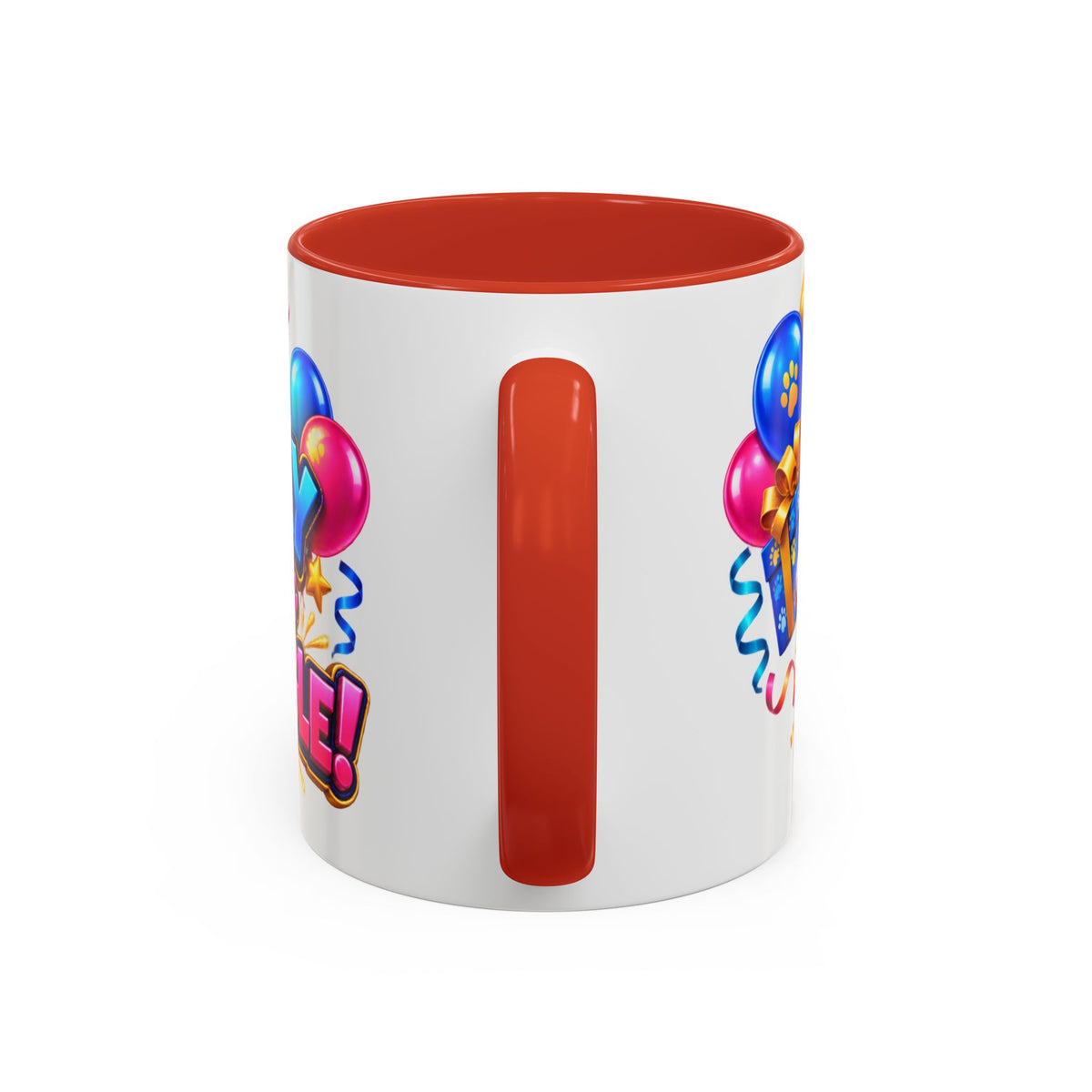 Birthday Mode Full Wiggle Corgi White Mug