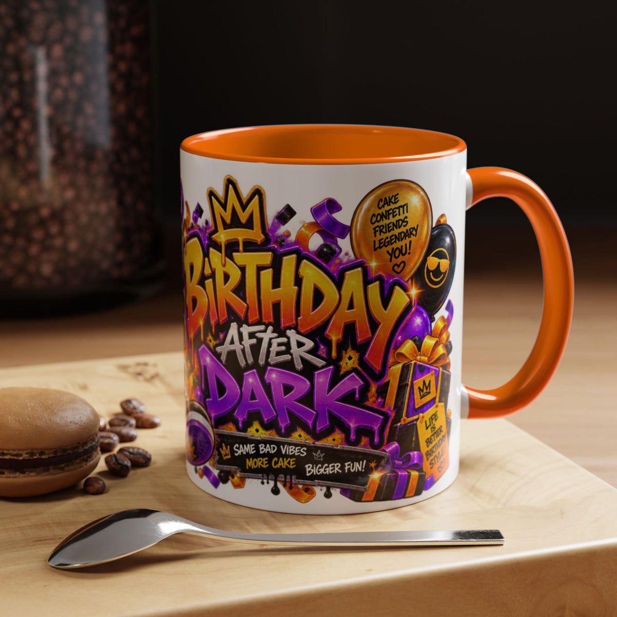 Festora Raccoon Birthday Mug – Birthday After Dark Coffee Cup