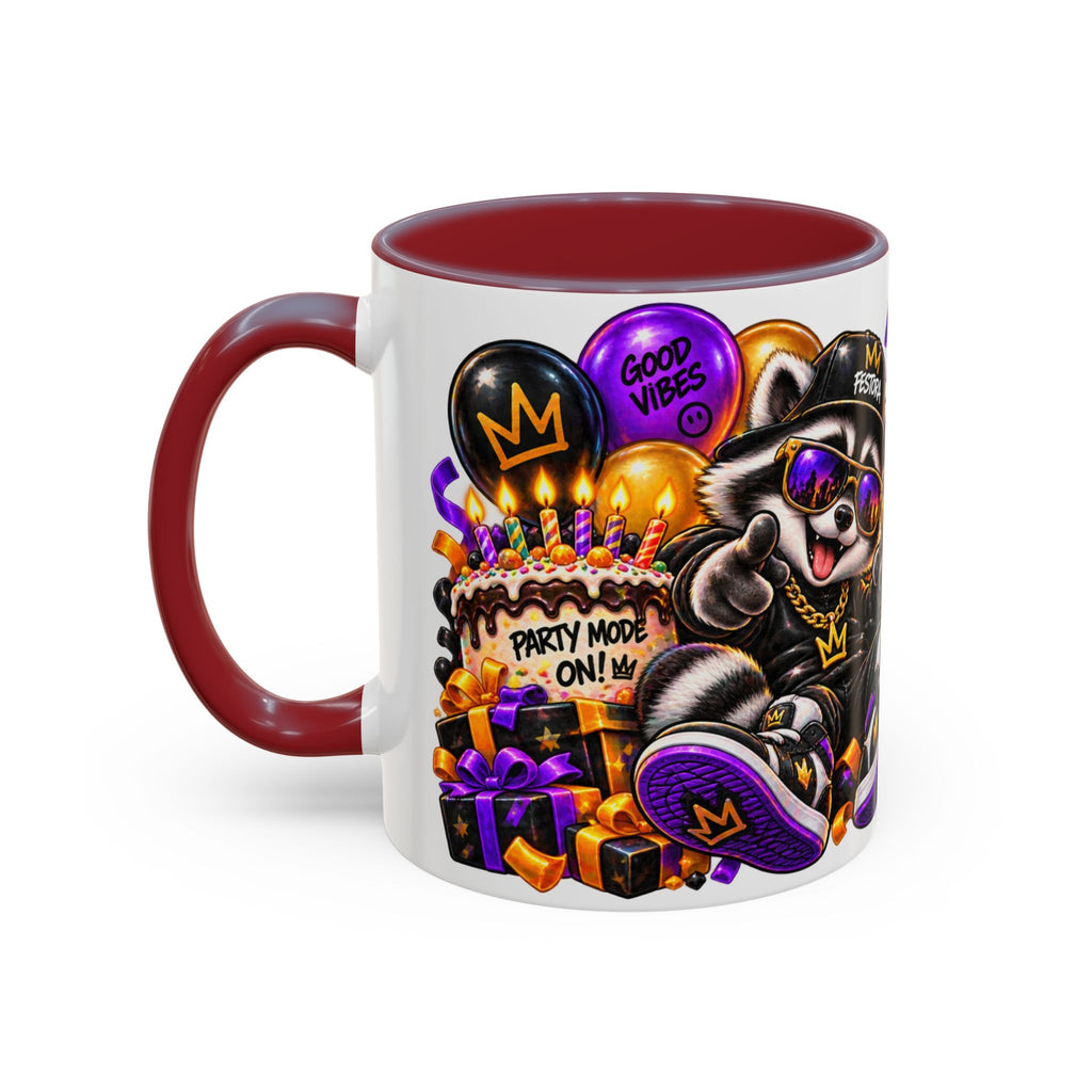 Festora Raccoon Birthday Mug – Birthday After Dark Coffee Cup