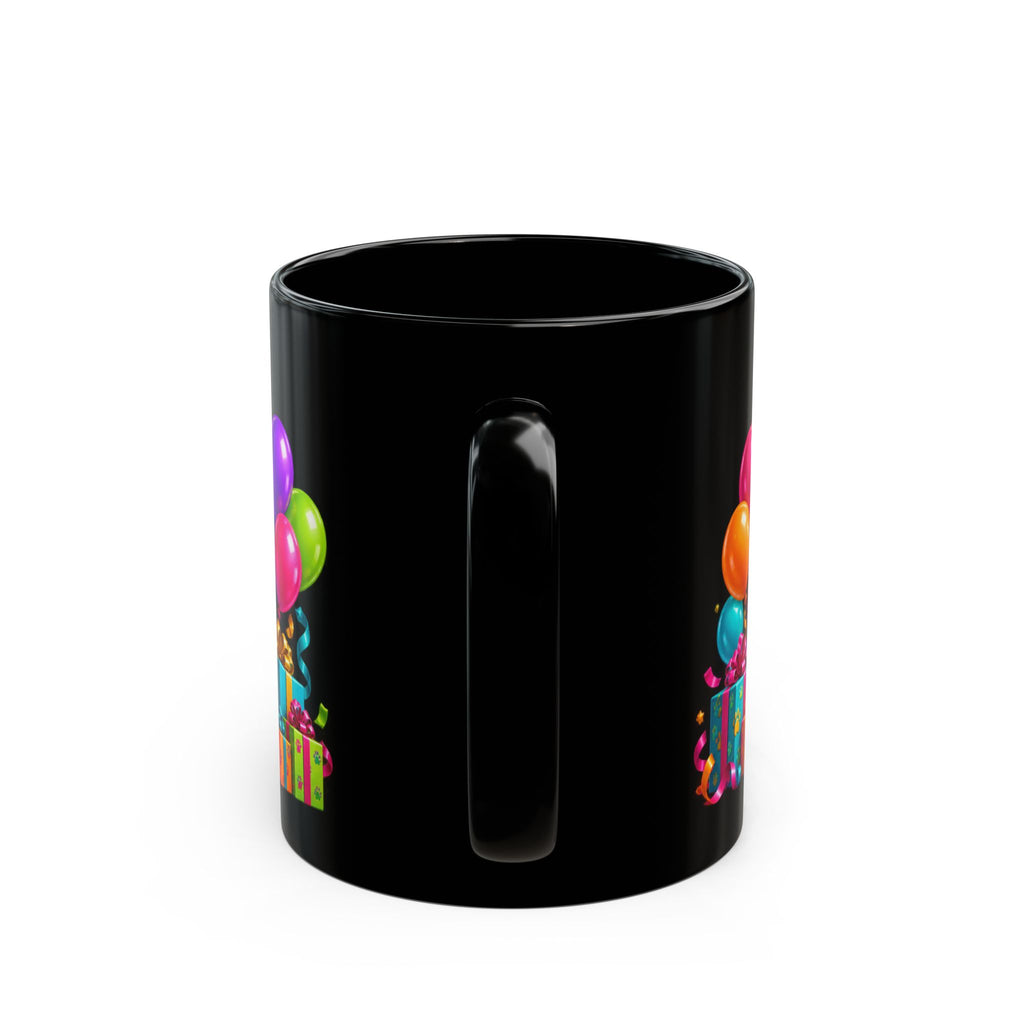 Small Dog Big Birthday Energy Chihuahua Black Mug