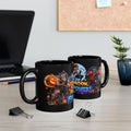 Full Moon Full Power Werewolf Gym Halloween Black Mug