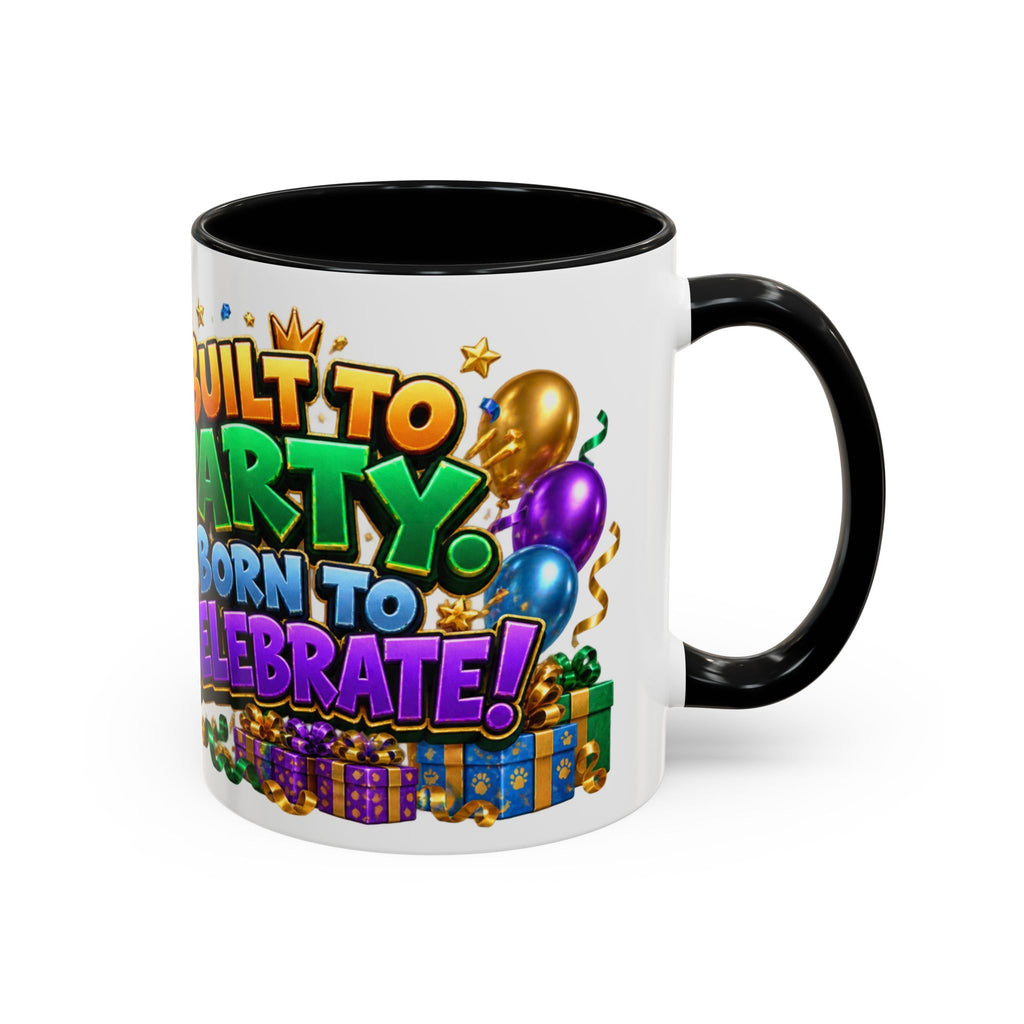Built to Party English Bulldog Birthday White Mug