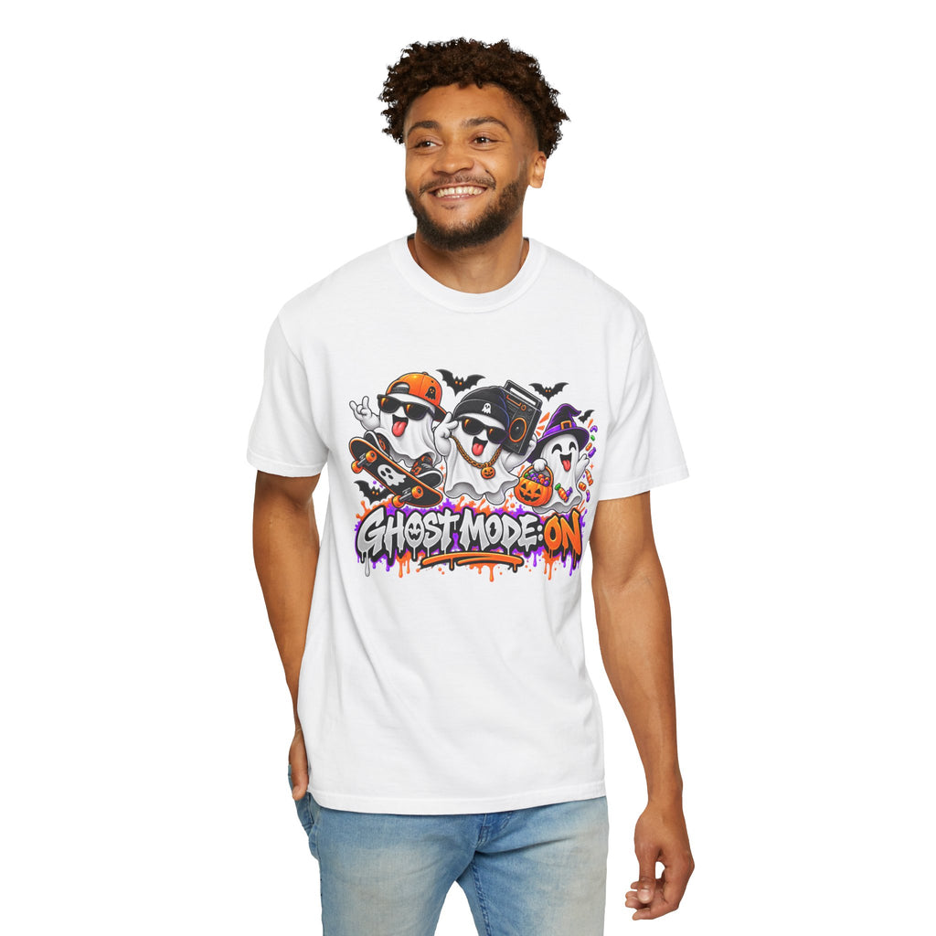 Ghost Mode: ON – Halloween Ghosts Graphic T-Shirt