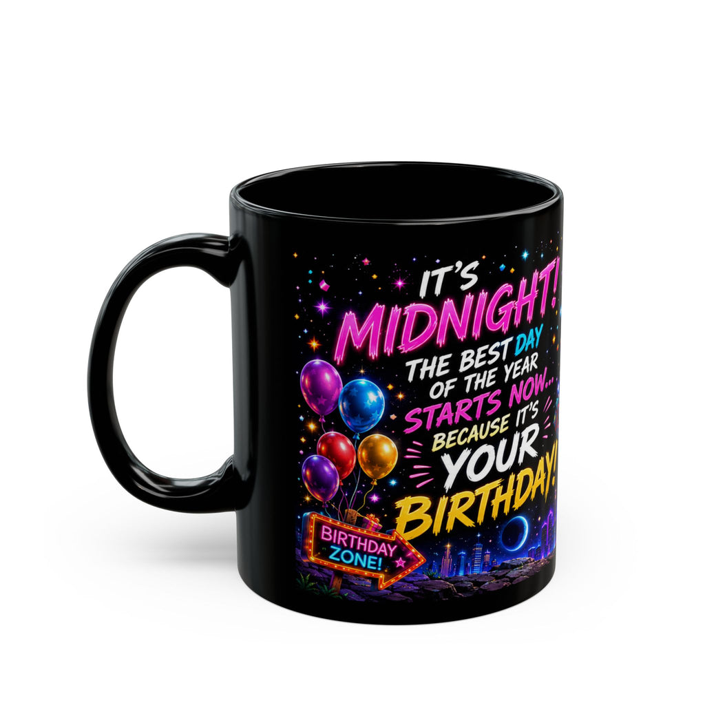Alien Birthday Mug — Colorful UFO Party Coffee Cup (11oz & 15oz)