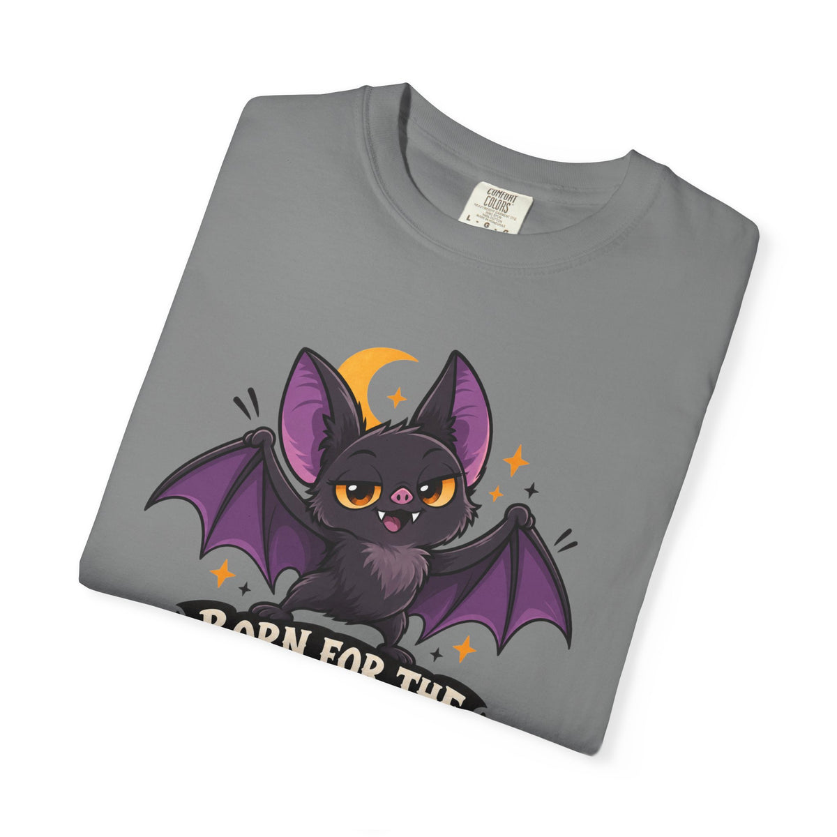 Born for the Night Shift – Cute Halloween Bat T-Shirt