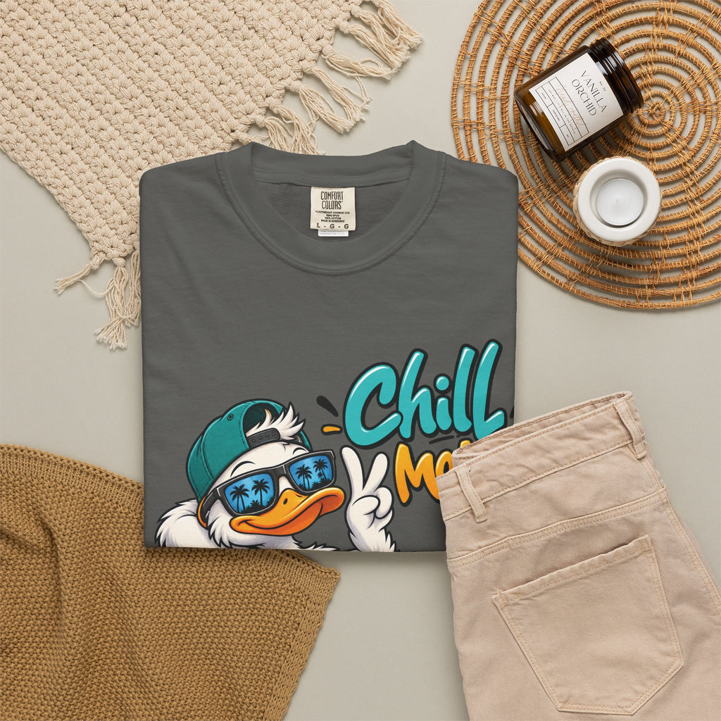 Chill Mode Duck Graphic T-Shirt | Festora Everyday
