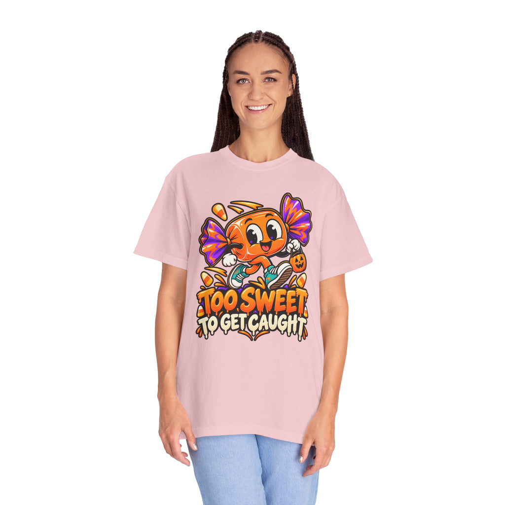 Too Sweet to Get Caught – Cute Halloween Candy T-Shirt