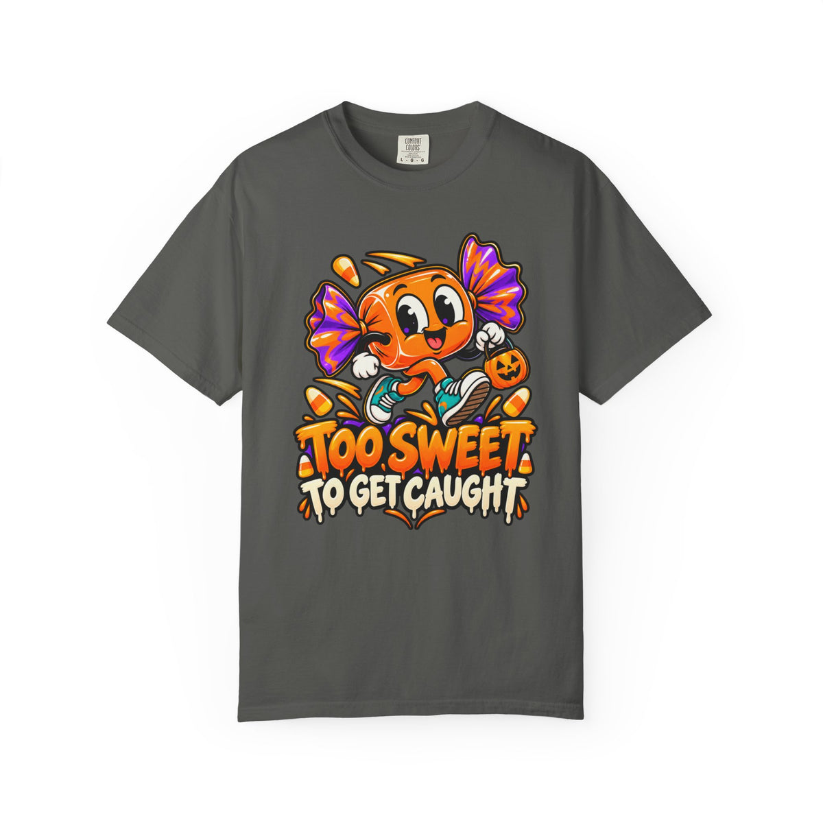 Too Sweet to Get Caught – Cute Halloween Candy T-Shirt