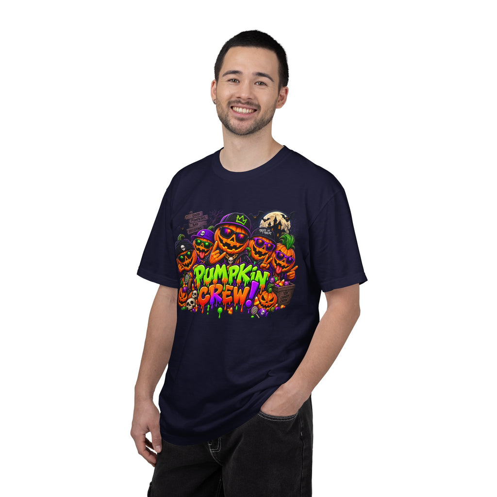 Pumpkin Crew Halloween T-Shirt – Funny Jack O’ Lantern Graphic Tee