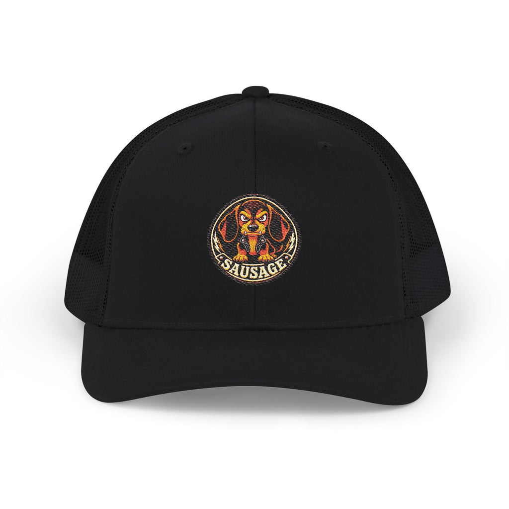Dachshund Embroidered Trucker Hat - Snapback Dog Cab