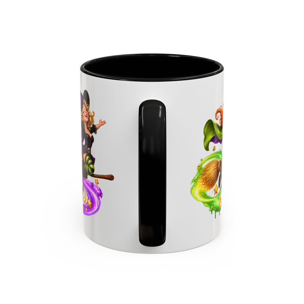 Witch Please I Fly First Class Halloween White Mug