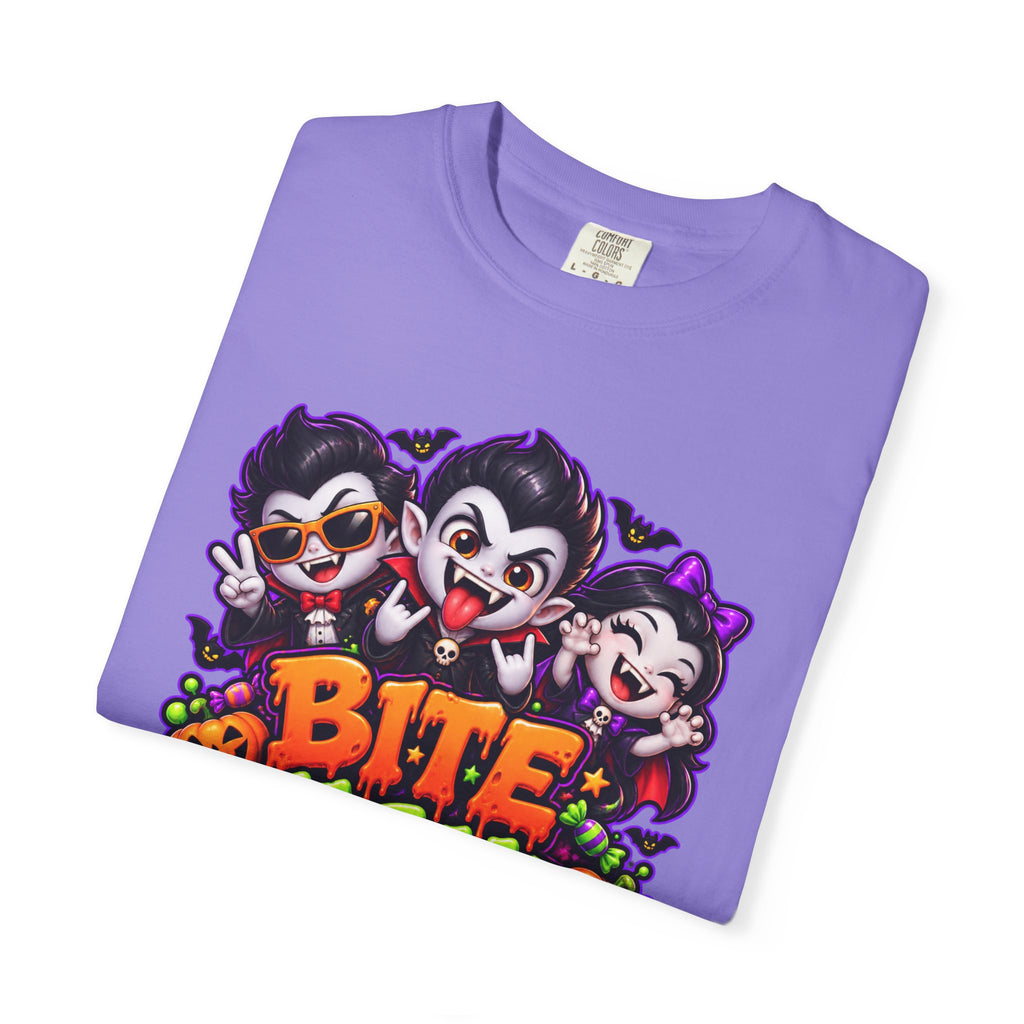 Bite Night Crew Halloween T-Shirt – Funny Vampire Graphic Tee