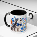 Howl Old Am I Siberian Husky Birthday White Mug