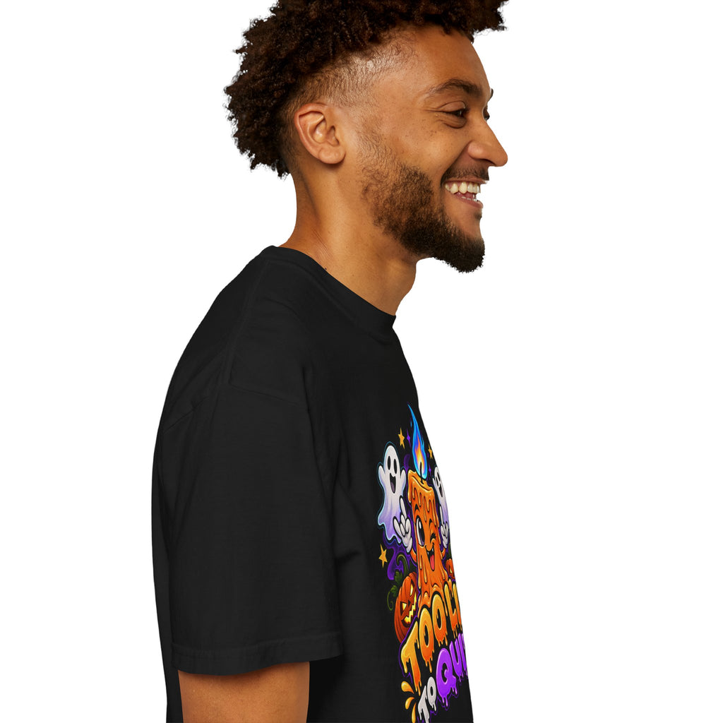 Too Lit to Quit – Funny Halloween Candle T-Shirt