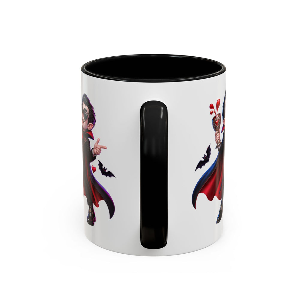 Love at First Bite Funny Vampire Halloween White Mug