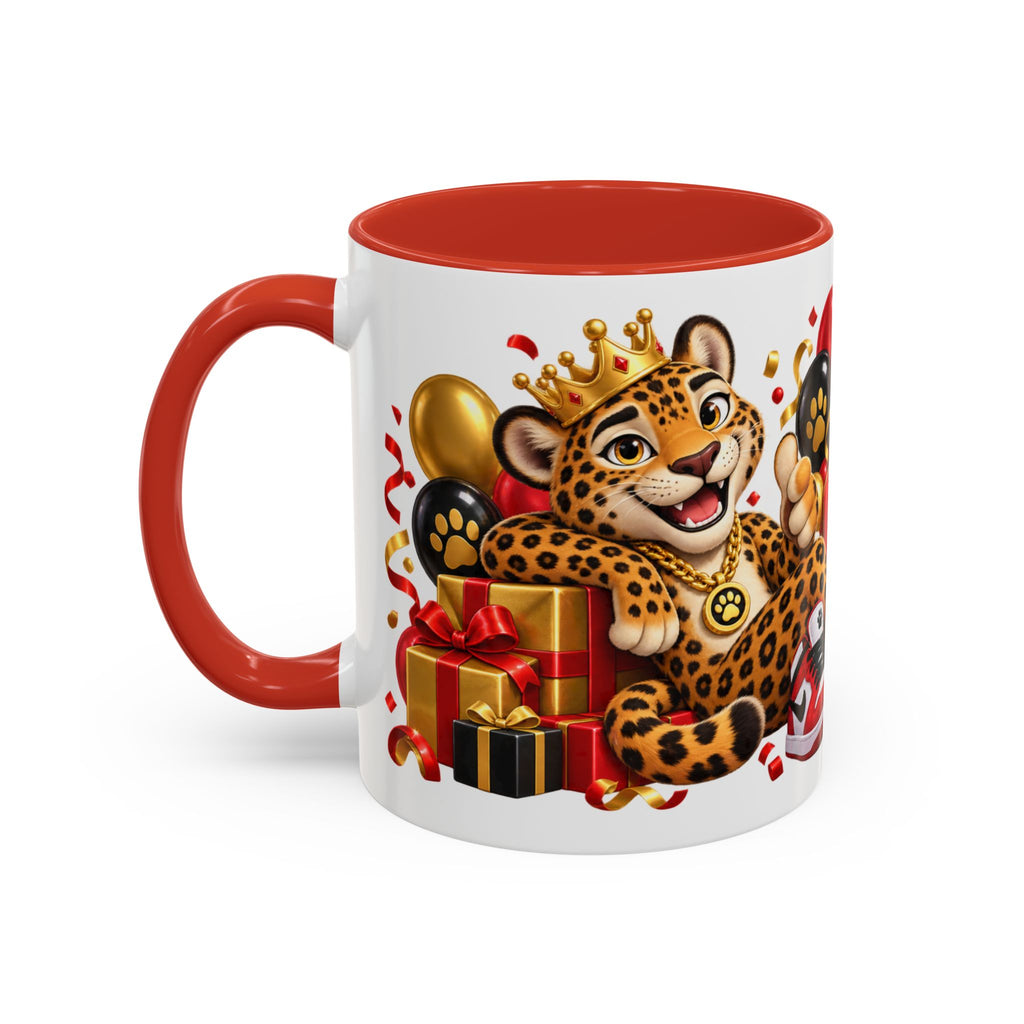 Title: Happy Birthday Jaguar Mug – Colorful 3D Birthday Gift – White Coffee Mug