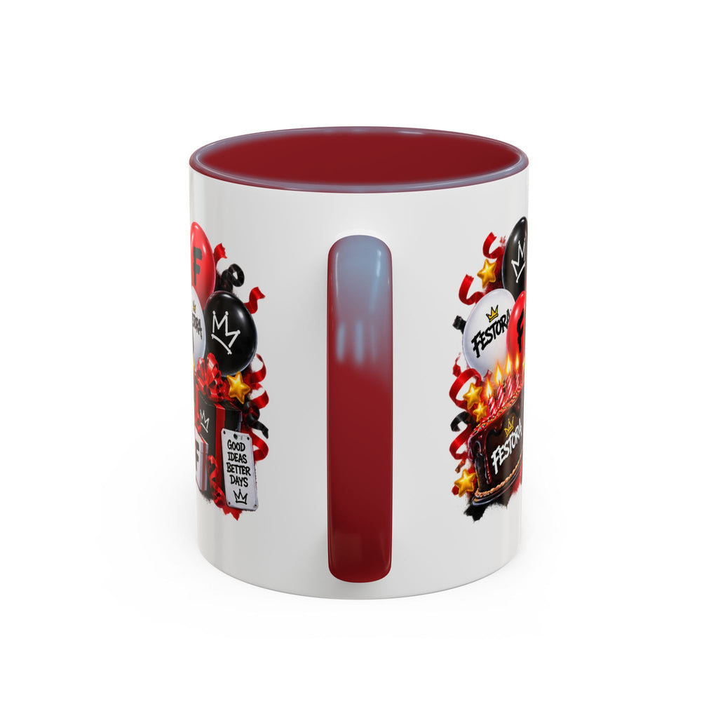 Festora Grafx Birthday Mug – Birthday Level Up Robot Coffee Cup
