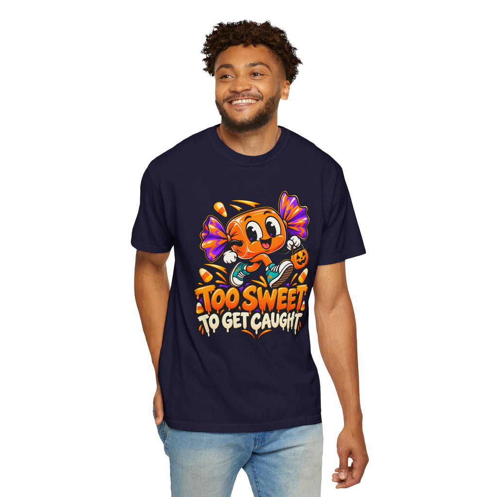 Too Sweet to Get Caught – Cute Halloween Candy T-Shirt