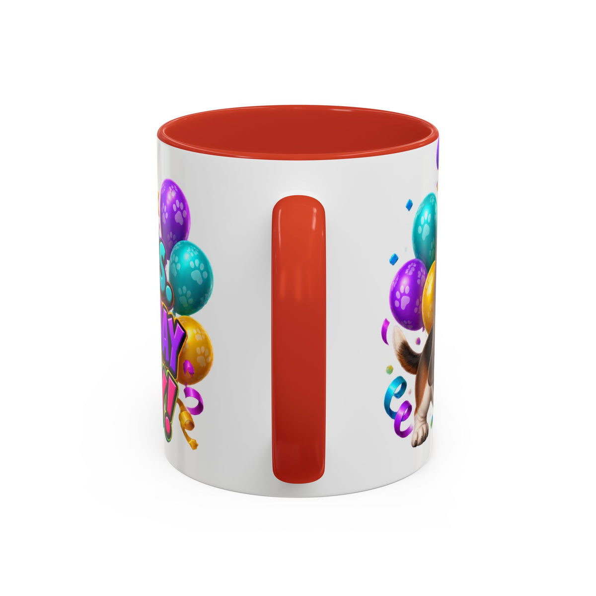 Short Legs Big Birthday Energy Basset Hound White Mug