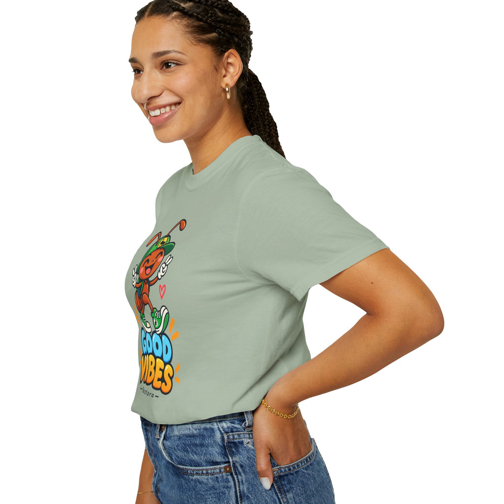 Good Vibes – Happy Ant Graphic T-Shirt