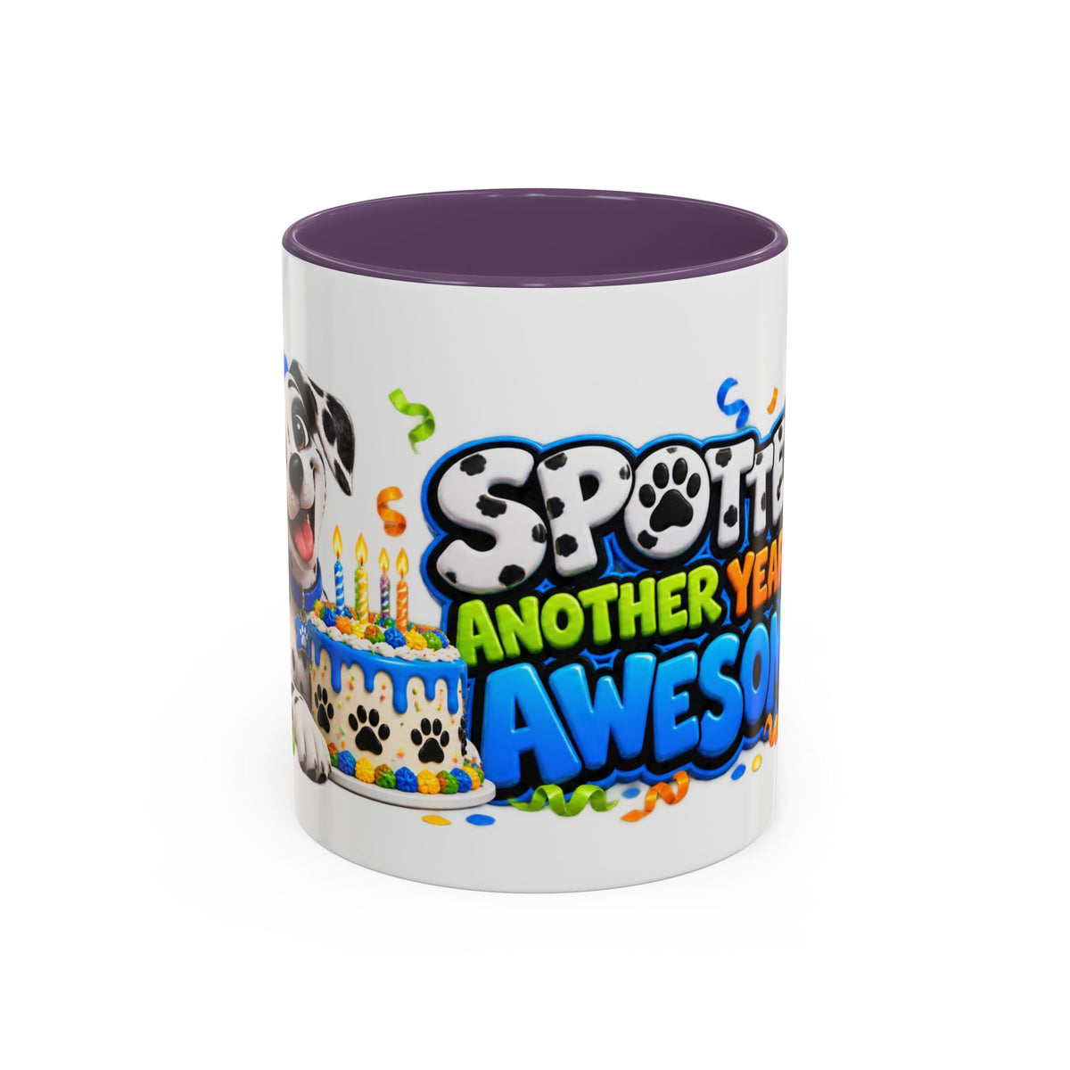 Dalmatian Birthday Mug – Spotted Another Year of Awesome White Coffee Cup