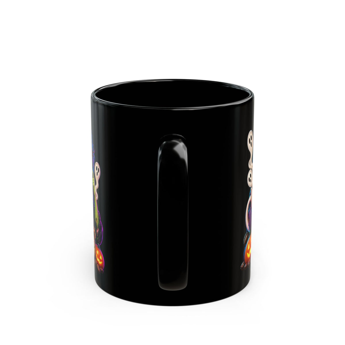 Graveyard Shift Fuel Coffee Zombies Halloween Black Mug