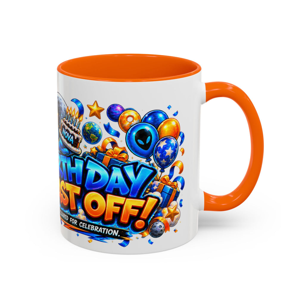 Festora Alien Birthday Mug – Birthday Blast Off Coffee Cup