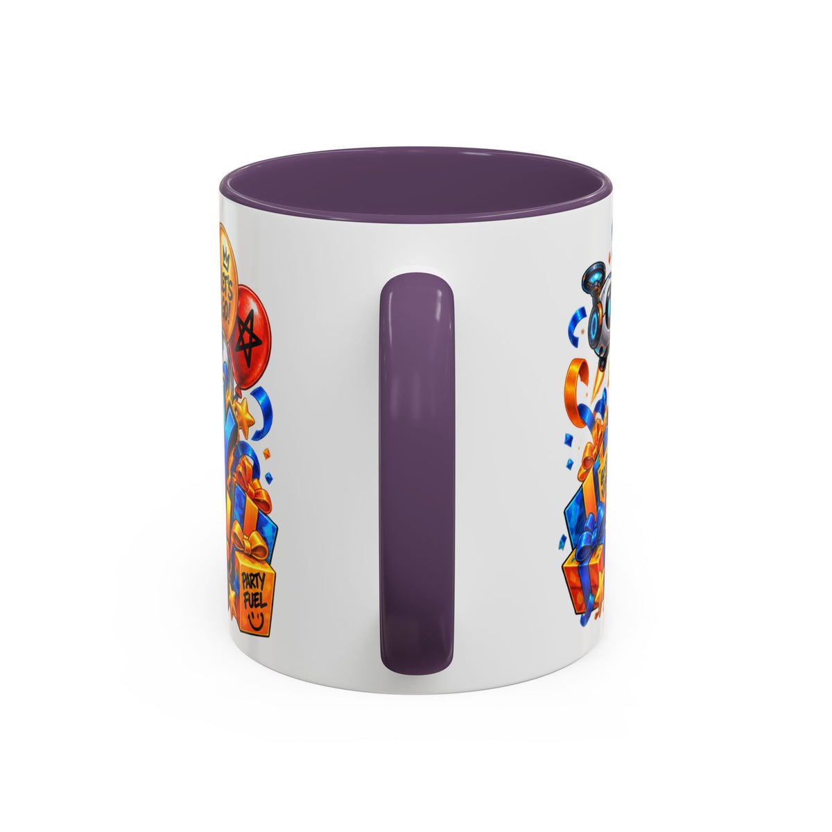 Festora Robot Birthday Mug – Birthday Mode Activated Coffee Cup