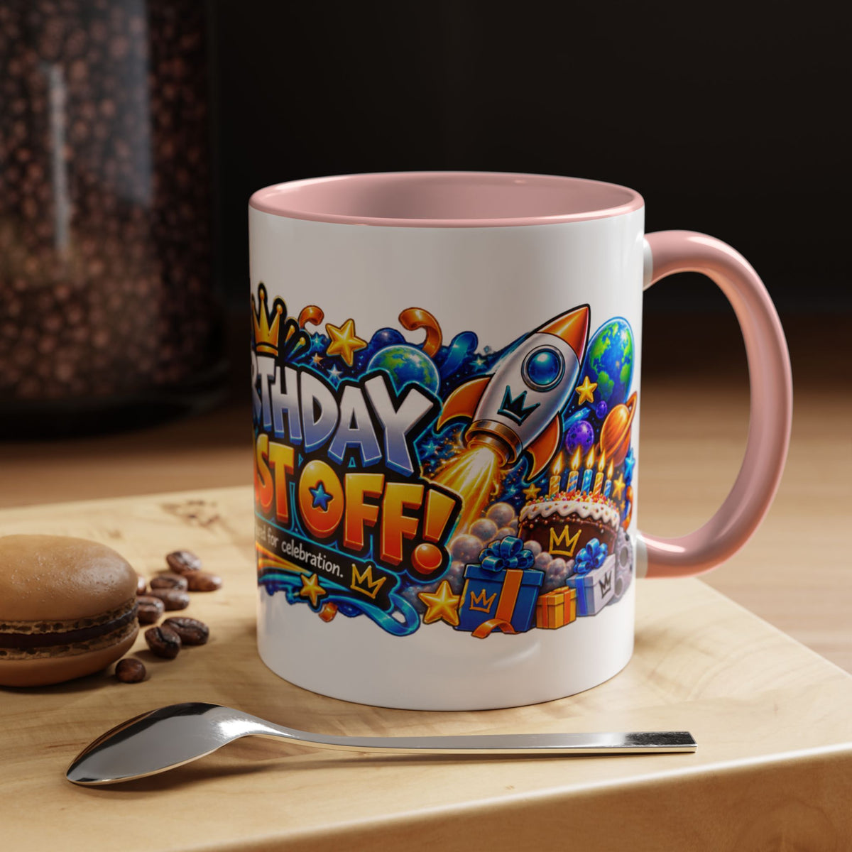 Festora Alien Birthday Mug – Birthday Blast Off Coffee Cup