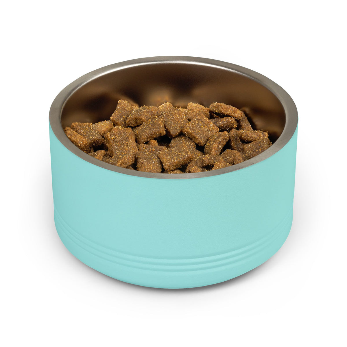 Happy Tails Pet Bowl – 18oz Stainless Steel Dog & Cat Feeding Bowl