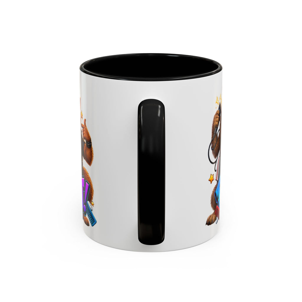 Bad Hair Night Funny Werewolf Barber Halloween White Mug