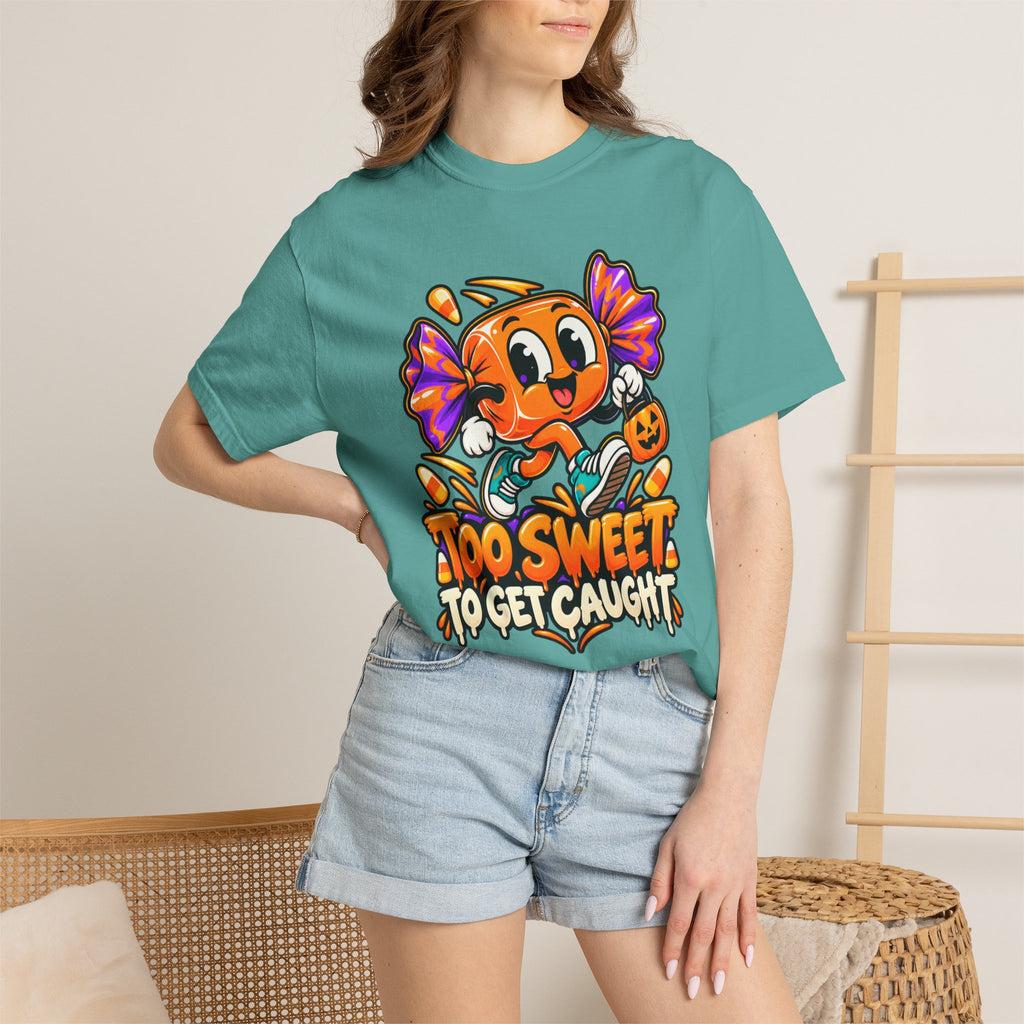 Too Sweet to Get Caught – Cute Halloween Candy T-Shirt
