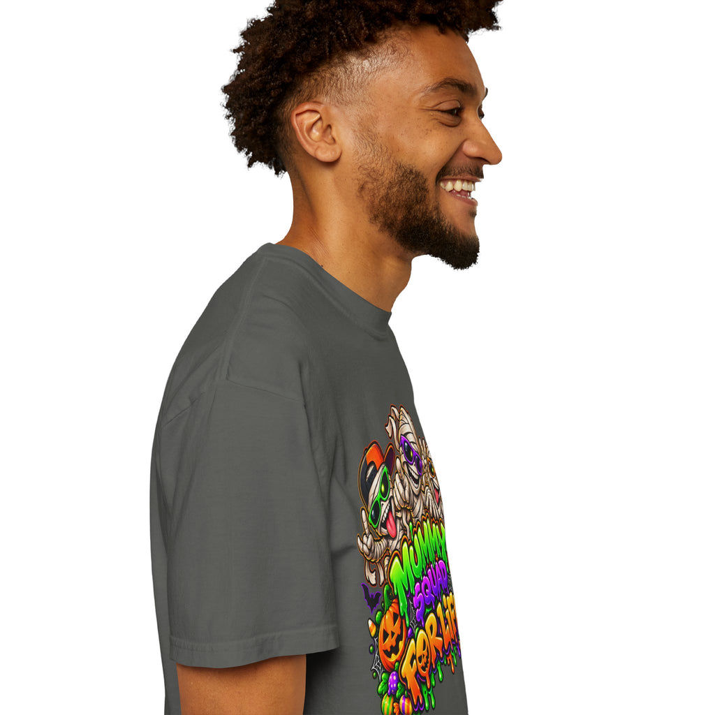 Mummy Squad For Life Halloween T-Shirt – Funny Colorful Mummy Graphic Tee