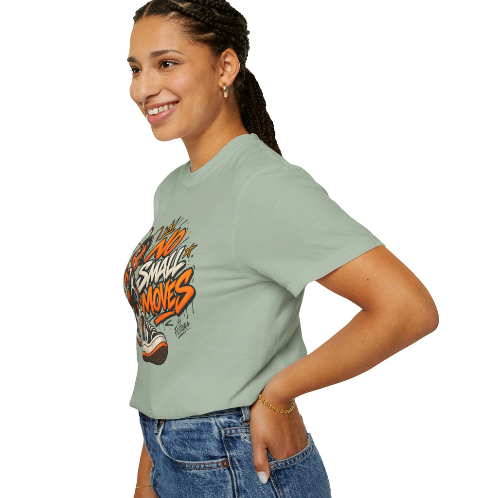 No Small Moves T-Shirt — Retro Sneaker Character Graphic Tee