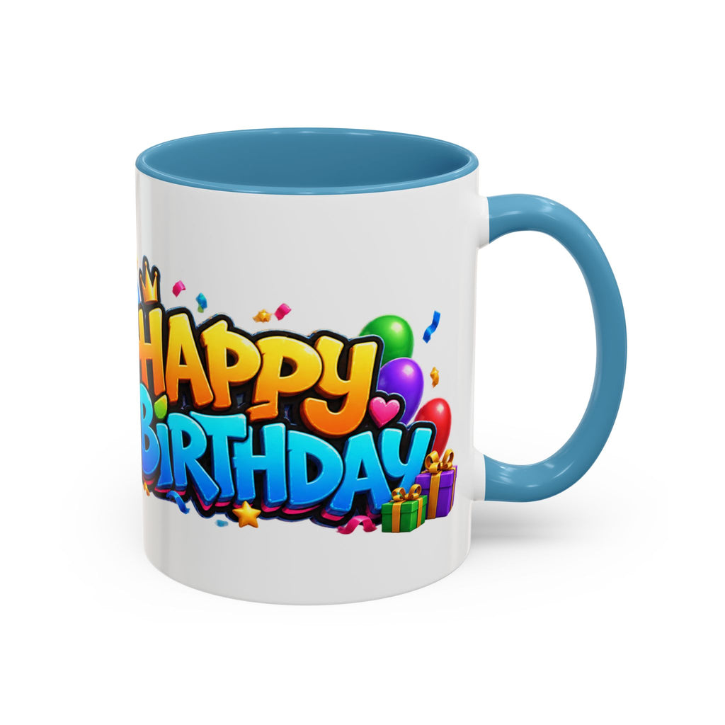 Gorilla Happy Birthday Mug - Colorful 3D Celebration Design