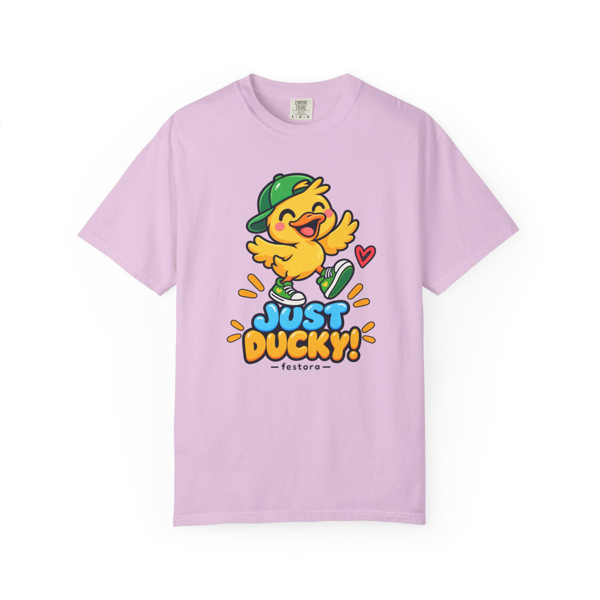 Just Ducky! – Cute Happy Duck Graphic T-Shirt