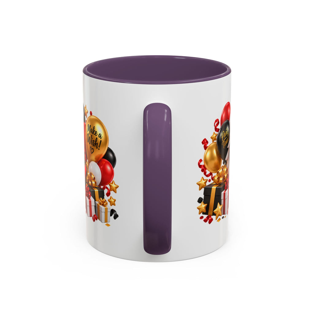 Happy Birthday Eagle Mug – Colorful 3D Birthday Gift – White Coffee Mug